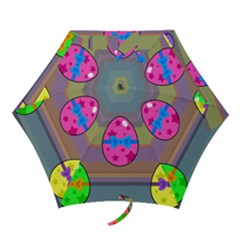 Holidays Occasions Easter Eggs Mini Folding Umbrellas by Nexatart