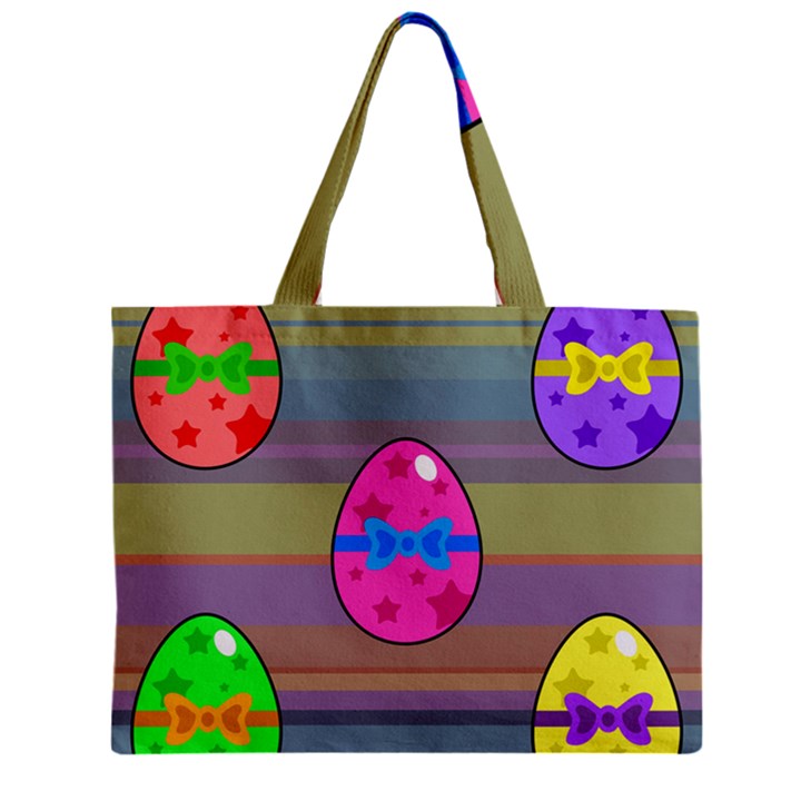 Holidays Occasions Easter Eggs Zipper Mini Tote Bag