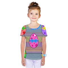 Holidays Occasions Easter Eggs Kids  One Piece Tee