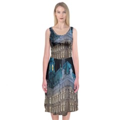 Montreal Quebec Canada Building Midi Sleeveless Dress