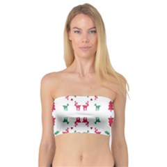 Reindeer Pattern Bandeau Top by Nexatart