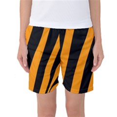 Tiger Pattern Women s Basketball Shorts by Nexatart