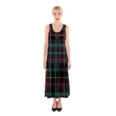 Plaid Tartan Checks Pattern Sleeveless Maxi Dress by Nexatart