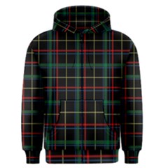 Plaid Tartan Checks Pattern Men s Zipper Hoodie