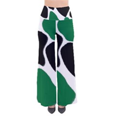 Green Black Digital Pattern Art Pants by Nexatart