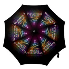 Merry Christmas Abstract Hook Handle Umbrellas (large) by Nexatart