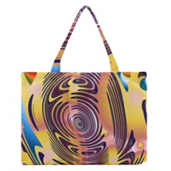 Ethnic Tribal Pattern Medium Zipper Tote Bag