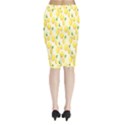 Pattern Template Lemons Yellow Midi Wrap Pencil Skirt View2