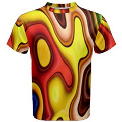 Pattern Background Structure Men s Cotton Tee by Nexatart