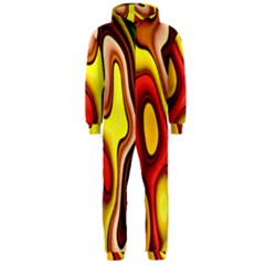 Pattern Background Structure Hooded Jumpsuit (men)  by Nexatart