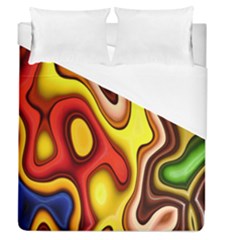 Pattern Background Structure Duvet Cover (queen Size)