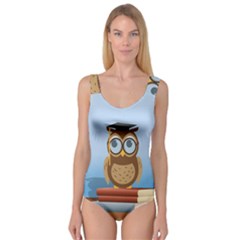 Read Owl Book Owl Glasses Read Princess Tank Leotard  by Nexatart