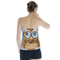 Read Owl Book Owl Glasses Read Strapless Top View2