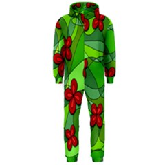 Flowers Hooded Jumpsuit (men)  by Valentinaart