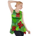 Flowers Side Drop Tank Tunic View1