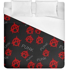 Anarchy Pattern Duvet Cover (king Size) by Valentinaart