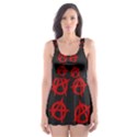 Anarchy pattern Skater Dress Swimsuit View1