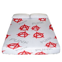 Punk Pattern Fitted Sheet (king Size)