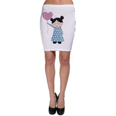 Valentines Day Girl Bodycon Skirt by Valentinaart