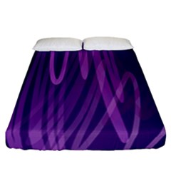 The Background Design Fitted Sheet (california King Size)