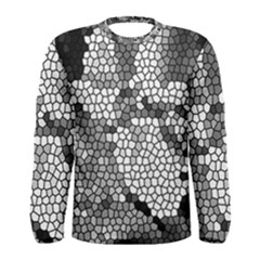 Mosaic Stones Glass Pattern Men s Long Sleeve Tee by Nexatart