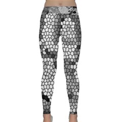 Mosaic Stones Glass Pattern Classic Yoga Leggings by Nexatart