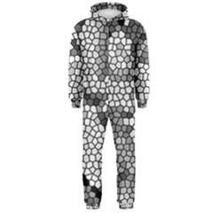 Mosaic Stones Glass Pattern Hooded Jumpsuit (men)  by Nexatart