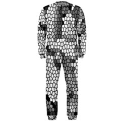 Mosaic Stones Glass Pattern Onepiece Jumpsuit (men)  by Nexatart