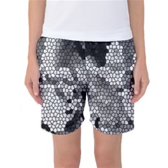 Mosaic Stones Glass Pattern Women s Basketball Shorts by Nexatart