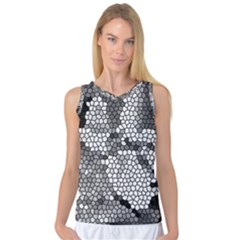 Mosaic Stones Glass Pattern Women s Basketball Tank Top by Nexatart