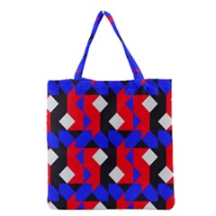 Pattern Abstract Artwork Grocery Tote Bag by Nexatart