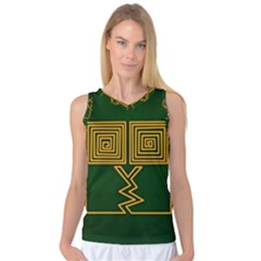 One Stroke Owl Women s Basketball Tank Top