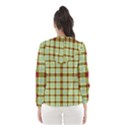 Geometric Tartan Pattern Square Hooded Wind Breaker (Women) View2