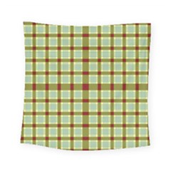 Geometric Tartan Pattern Square Square Tapestry (small)