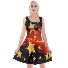 Holiday Space Reversible Velvet Sleeveless Dress