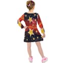 Holiday Space Kids  Long Sleeve Velvet Dress View2