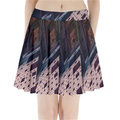 Industry Fractals Geometry Graphic Pleated Mini Skirt