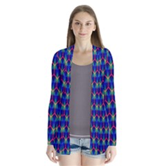 Honeycomb Fractal Art Cardigans