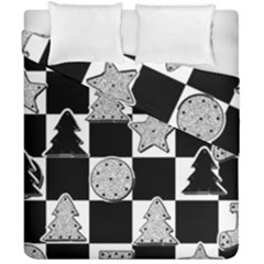 Xmas Checker Duvet Cover Double Side (california King Size)