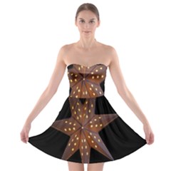 Star Light Decoration Atmosphere Strapless Bra Top Dress by Nexatart