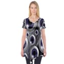 Eyeballs Pattern Short Sleeve Tunic  View1