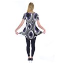 Eyeballs Pattern Short Sleeve Tunic  View2