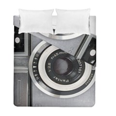 Vintage Camera Duvet Cover Double Side (full/ Double Size)