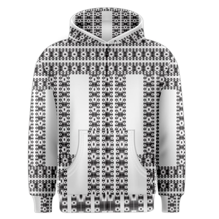 Pattern Background Texture Black Men s Zipper Hoodie