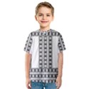 Pattern Background Texture Black Kids  Sport Mesh Tee View1