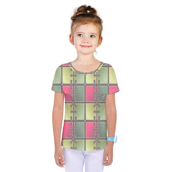 Seamless Pattern Seamless Design Kids  One Piece Tee