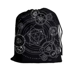 Formal Magic Circle Drawstring Pouches (xxl) by Nexatart