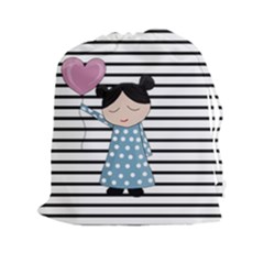 Valentines Day Design Drawstring Pouches (xxl) by Valentinaart