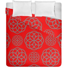 Geometric Circles Seamless Pattern Duvet Cover Double Side (california King Size)