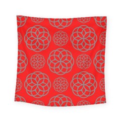 Geometric Circles Seamless Pattern Square Tapestry (small)